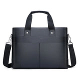 Men's PU Leather Briefcase Business Bag Shoulder Bag Office Handbag