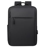 Men's Business Backpack Nylon Laptop 15.6 Inch Waterproof Travel Bag