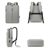 Men's Business Backpack for 15.6-inch Laptop Waterproof Rucksack