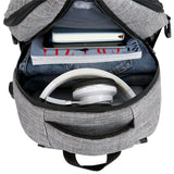 Men's Business Backpack Large-capacity Gray Waterproof Backpack