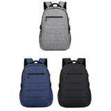 Men's Business Backpack Large-capacity Gray Waterproof Backpack