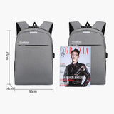 Men's Urban Business Backpack 13.3 Inch Laptop Waterproof Rucksack