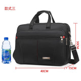 Men's Business Briefcase Weekend Travel Bag Laptop Protection Handbag