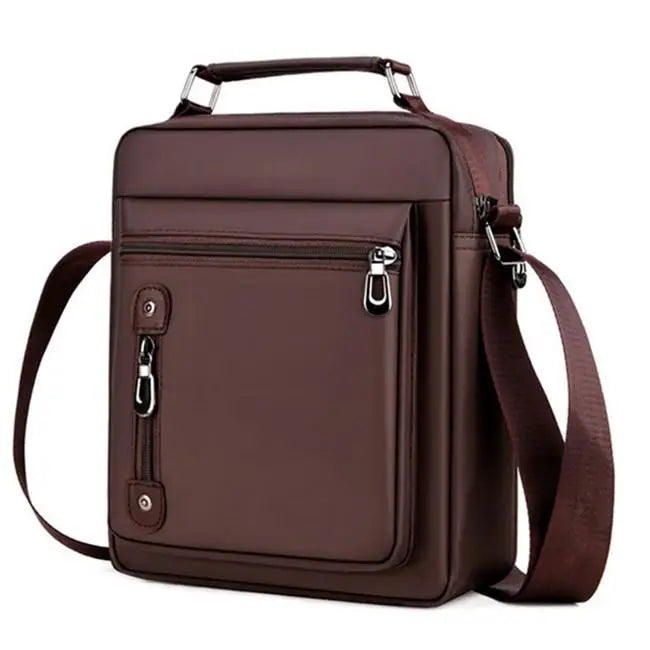 Men's Business Casual Shoulder Bag Waterproof Oxford Fabric Messenger Handbag