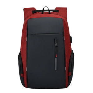 Men's USB Business Laptop Backpack Waterproof Rucksack