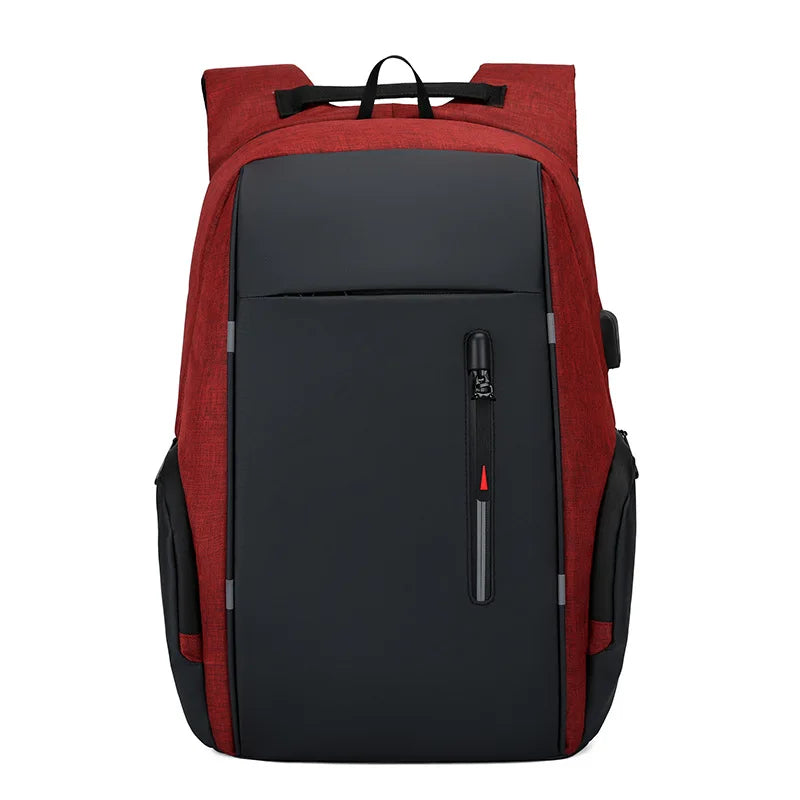 Men's USB Business Laptop Backpack Waterproof Rucksack