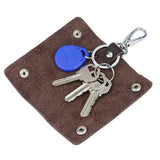 Leather Key Case Waist Hanging Key Chain Multi-function Car Lock Key Bag