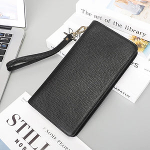 Men's Business Leather Wallet Handbag Money Bag