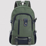 Men's Canvas Backpack Schoolbag Travel Sport Bag
