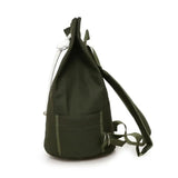 Men's Canvas Backpack Large Capacity Drawstring Bagpack Bucket Unisex
