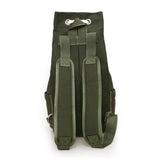 Men's Canvas Backpack Large Capacity Drawstring Bagpack Bucket Unisex
