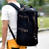 Men's Canvas Backpacks Camping Backpack Large Capacity Travel Shoulder Bags