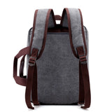Men's Canvas Briefcase Large Capacity Messenger Bag