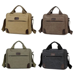 Men's Canvas Crossbody Hiking Military Messenger Sling Shoulder Bag