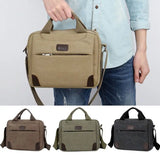 Men's Canvas Crossbody Hiking Military Messenger Sling Shoulder Bag