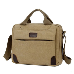 Men's Canvas Crossbody Hiking Military Messenger Sling Bag