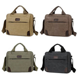 Men's Canvas Crossbody Hiking Military Messenger Sling Bag