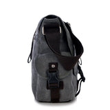 Men's Canvas Vintage Casual Briefcase Business Shoulder Messenger Bag