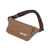 Canvas Waist Bag Large Capacity Mobile Phone Zero Wallet