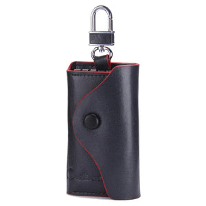 Men's Leather Key Holder Wallet Organizer Keychain
