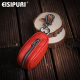 Men's Leather Car Keys Wallet Keychain Organizer