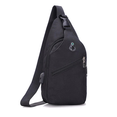 Men's Chest Bag Multi-functional Small Bags Leisure Pockets Purse F6
