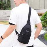 Men's Chest Bags Casual Waist Bags Short Trip Travel Carry Bags