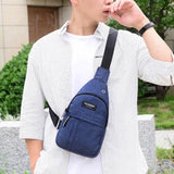 Men's Chest Bags Casual Waist Bags Short Trip Travel Carry Bags