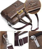 Men's Large-Capacity Business Handbag Briefcase Sling Bag
