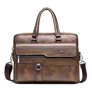 Men's Large-Capacity Business Handbag Briefcase Sling Bag