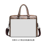 Men's Large-Capacity Business Handbag Briefcase Sling Bag