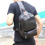 Men's USB Charging Crossbody Chest Bag