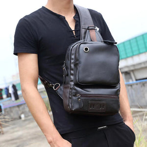 Men's USB Charging Crossbody Chest Bag