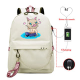 Men's Demon Slayer Anime Bag Multi-functional Teens To School Travel Casual