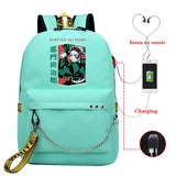 Men's Demon Slayer Anime Backpack - Multifunctional School Travel Bag