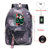 Men's Demon Slayer Anime Backpack - Multifunctional School Travel Bag