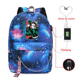 Men's Demon Slayer Anime Backpack - Multifunctional School Travel Bag