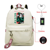 Men's Demon Slayer Anime Backpack - Multifunctional School Travel Bag