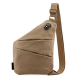 Men's Canvas Satchel Chest Bag Gun Sling Bag