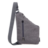 Men's Canvas Satchel Chest Bag Gun Sling Bag