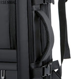Men's Business Travel Backpack USB Charging 17 Inch Laptop Bag