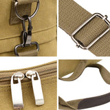 Men's Canvas Travel Tote Cross Body Classic Handbag