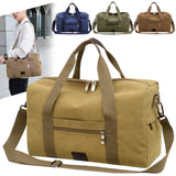 Men's Canvas Travel Tote Cross Body Classic Handbag