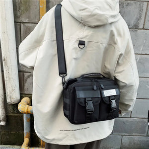 Men's Nylon Crossbody Bag Multifunctional Male Shoulder Messenger Bags