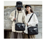 Men's Nylon Crossbody Bag Multifunctional Male Shoulder Messenger Bags
