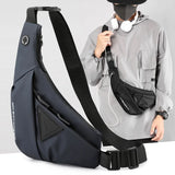 Men's Waterproof Shoulder Bag Crossbody Backpack for Outdoor Hiking