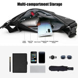 Men's Waterproof Shoulder Bag Crossbody Backpack for Outdoor Hiking