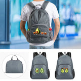 Foldable Waterproof Avocado Pattern Backpack