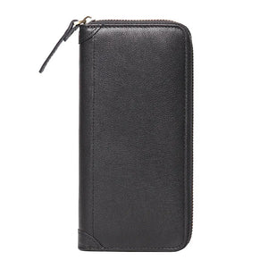 Men's Leather Wallet Clutch Cash Cards Case Purse