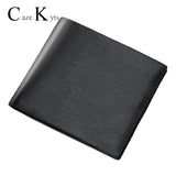 Men's Short Wallet Personality Vertical Large Capacity Wallet